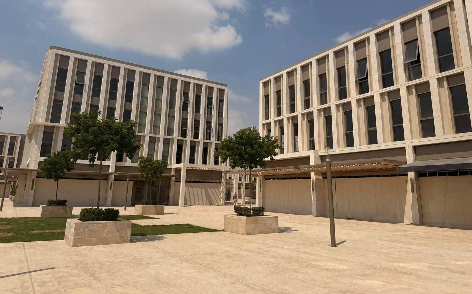 Mivida The Place courtyard between office buildings